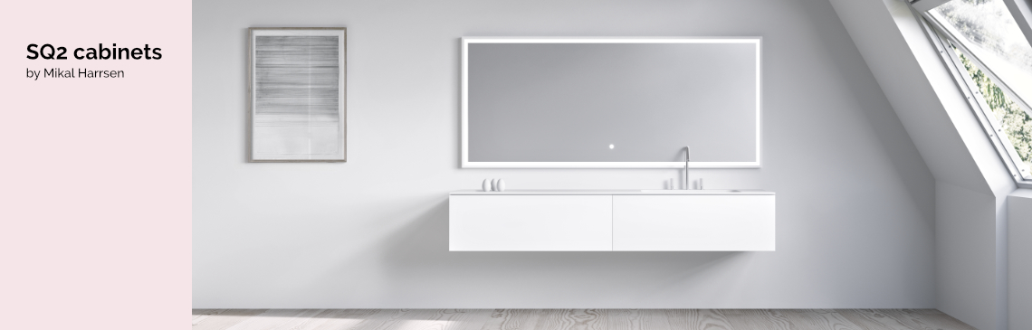 SQ2 160 cabinet with left basin image